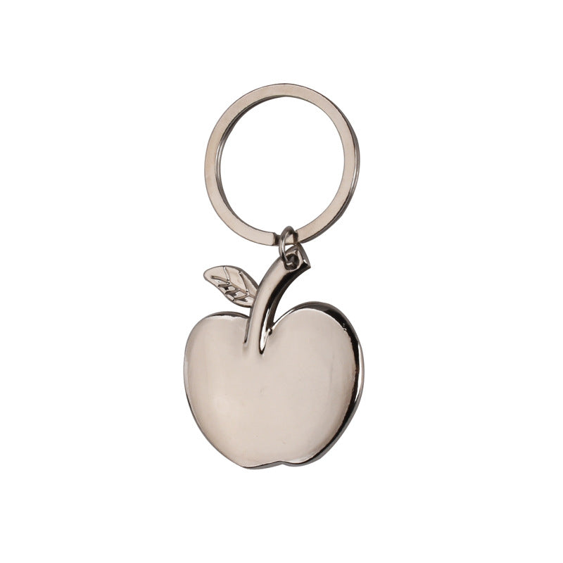 Wholesale Fruit Apple Zinc Alloy Keychain
